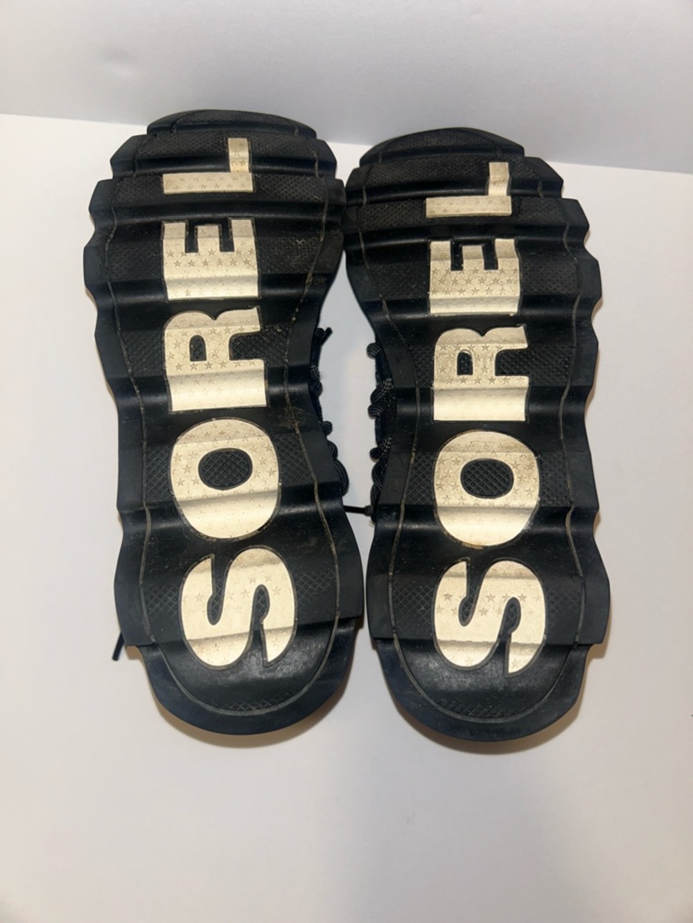 SOREL Kinetic Lace Black Knit Sneakers Women's Size 8.5 NL3227-011 gorpcore - Picture 7 of 7